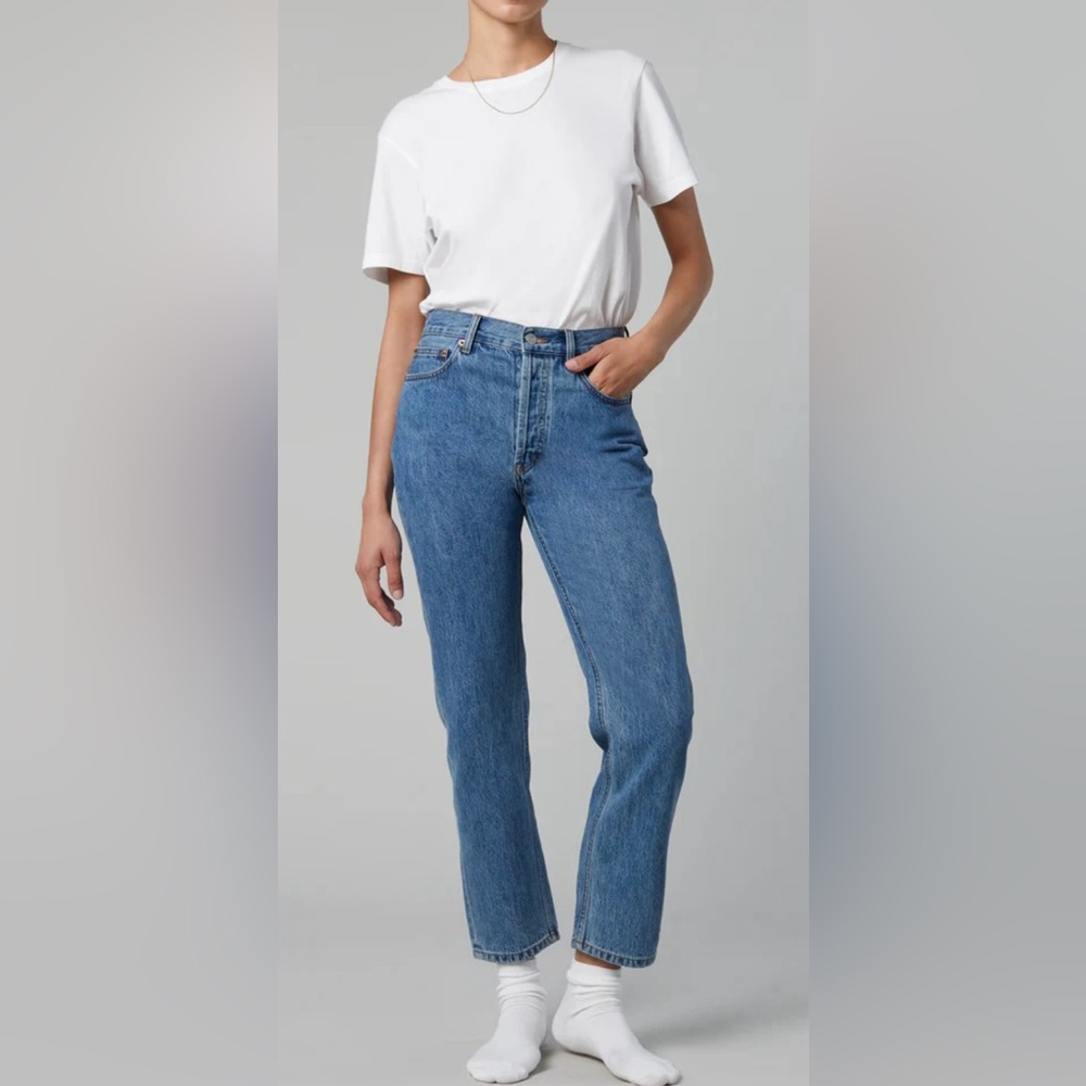 Still here NYC women’s Tate jeans in Classic Blue